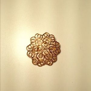 Gold Brooch—Squiggles Pin